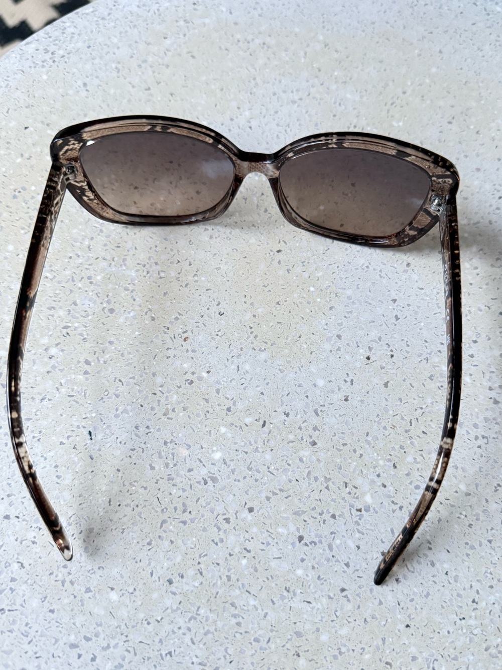 Guess Women's Cat-Eye Sunglasses in Brown Snake-Print GF0383-45F - Picture 8 of 12